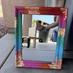 Golden Rainbow Mirror