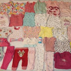 Baby Girl Clothes Size 0-3m