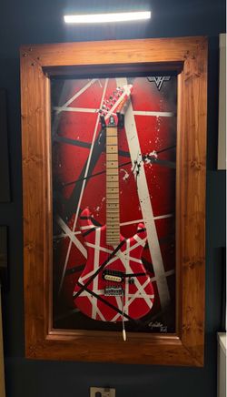 EVH Frame and Kramer guitar tribute