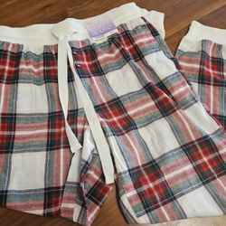 NWT Stars Above: Women's XS Red Checkered Pajama Jogger Pants (contact info removed)2