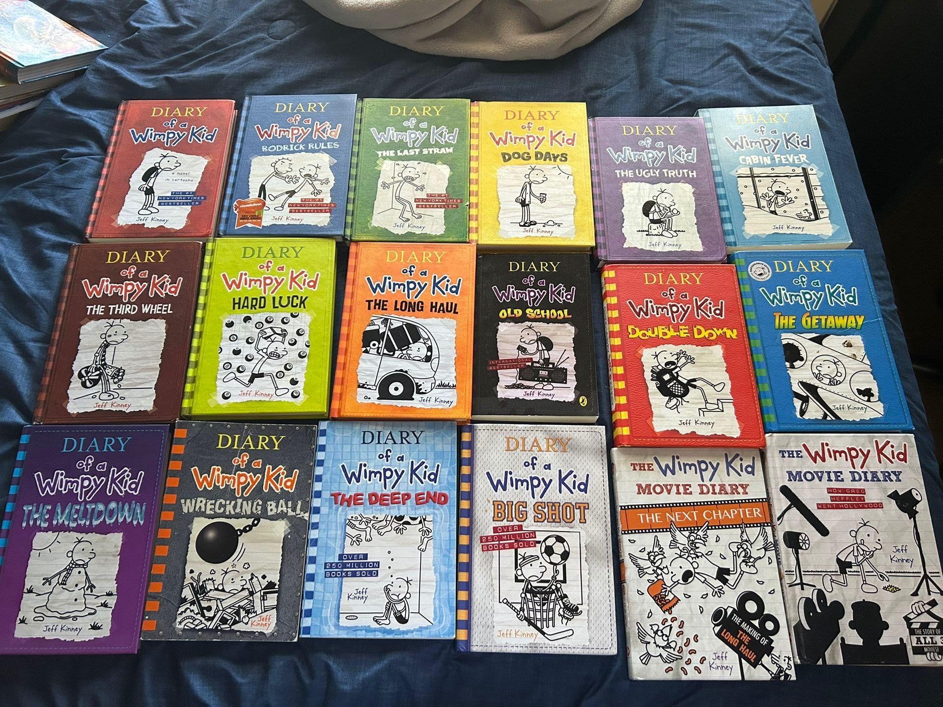 Full Diary Of A Wimpy Kid Book Collection