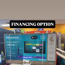 58”HISENSE ROKU SMART TV 4K 