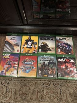 Wii, Xbox one video games lot