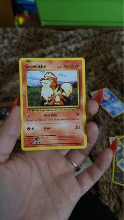 Growlithe Pokémon card