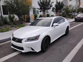 Lexus GS Sedan White with Black Wheels