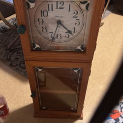 Sunset Time Standing Or Hanging Clock Cabinet