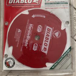 DIABLO HARDIEBlade 7-1/4 in. x 4-Tooth Polycrystalline Diamond (PCD) Tipped Fiber Cement Circular Saw Blade NEW