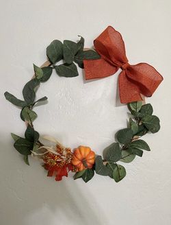 Simple Handmade Fall Wreath