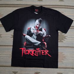 TERRIFIER  t shirt  size 2XL,   XL,   L,  city of VAN NUYS