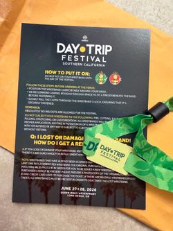 Day Trip 2026 Ticket 2 day GA Long Beach