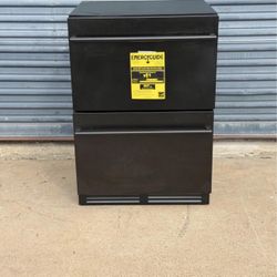 Nipus 23.42 in. 250 Plus Cans Dual Zone Beverage Refrigerator 2-Drawer Built-in Beverage Cooler in Black Stainless Steel