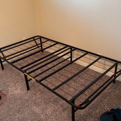 Foldable Metal Twin Bed Frame 