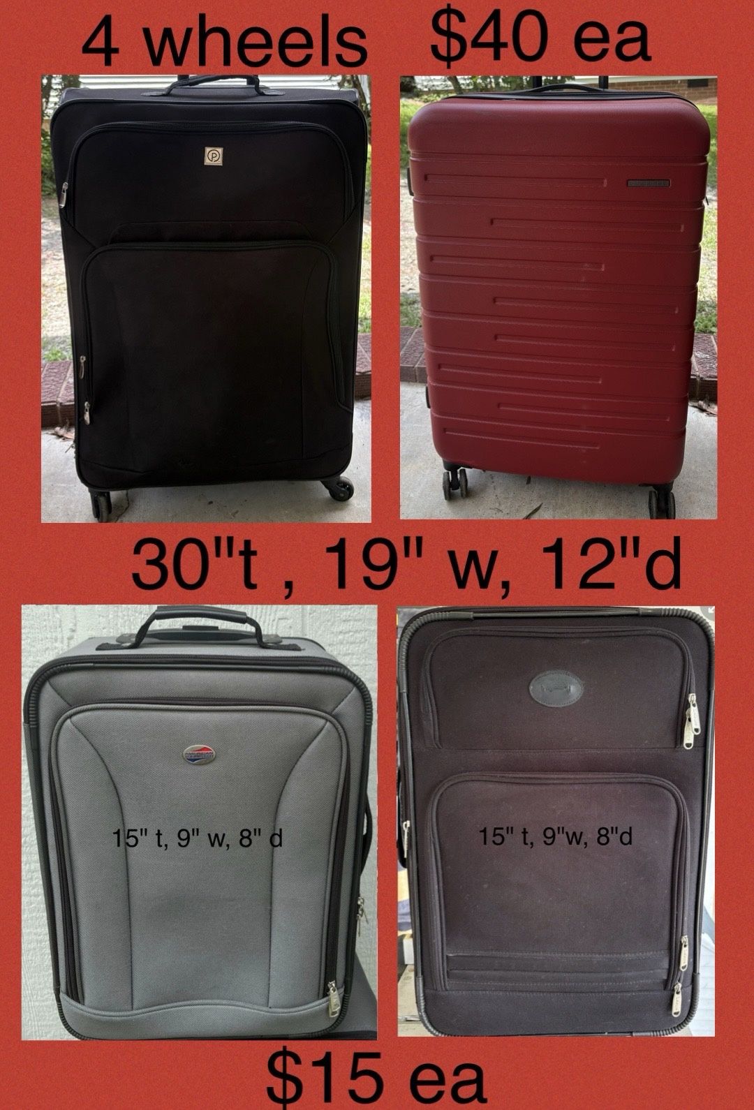 luggage, i have hundreds of items just click my profile photo