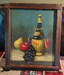 Chianti Wine Painting