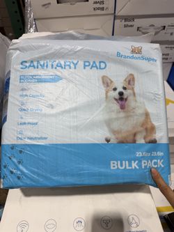 BrandonSuper Dog Pee Pads Bulk Pack 23.6x23.6 - Super Absorbent Leak-Proof