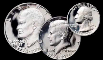 Coin USA 1976 S. 40 % silver. Coin set