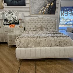 Pearl Champagne, Queen, Size Bed Set