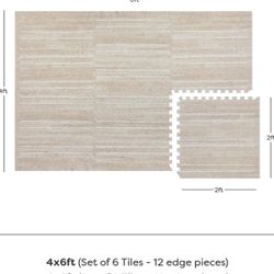 NEW House of Noa Interlocking Play Mat 4x6