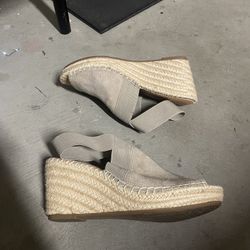 cream espadrille wedge sandals 