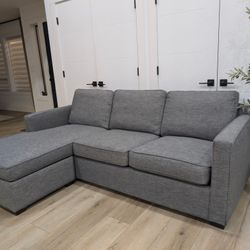 Crate & Barrel Reversible Sectional Couch 