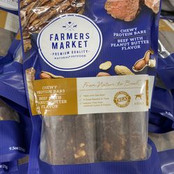 Dog Treats -Beef & Peanut Butter Protein Bars