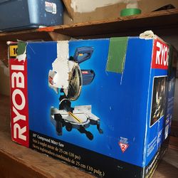 Ryobi 10" Compound Miter Saw TS1342 – Excellent Condition w/ Original Box
