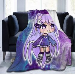 Gacha Life Manga Kawaii Super Soft Fleece Blanket 50x80 Inch *BRAND NEW*