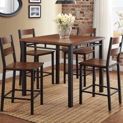 5pc Counter High Dining Table NEW 