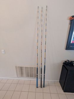 Vintage Sabre Salt Water Fishing Rods