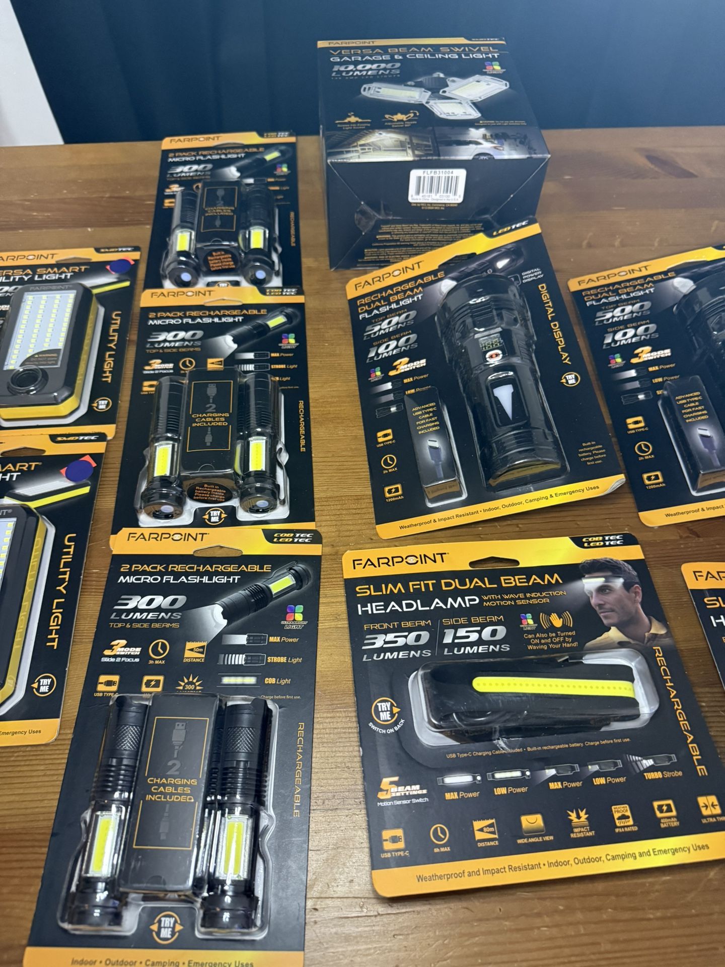 Miscellaneous Flashlights, All Brand New