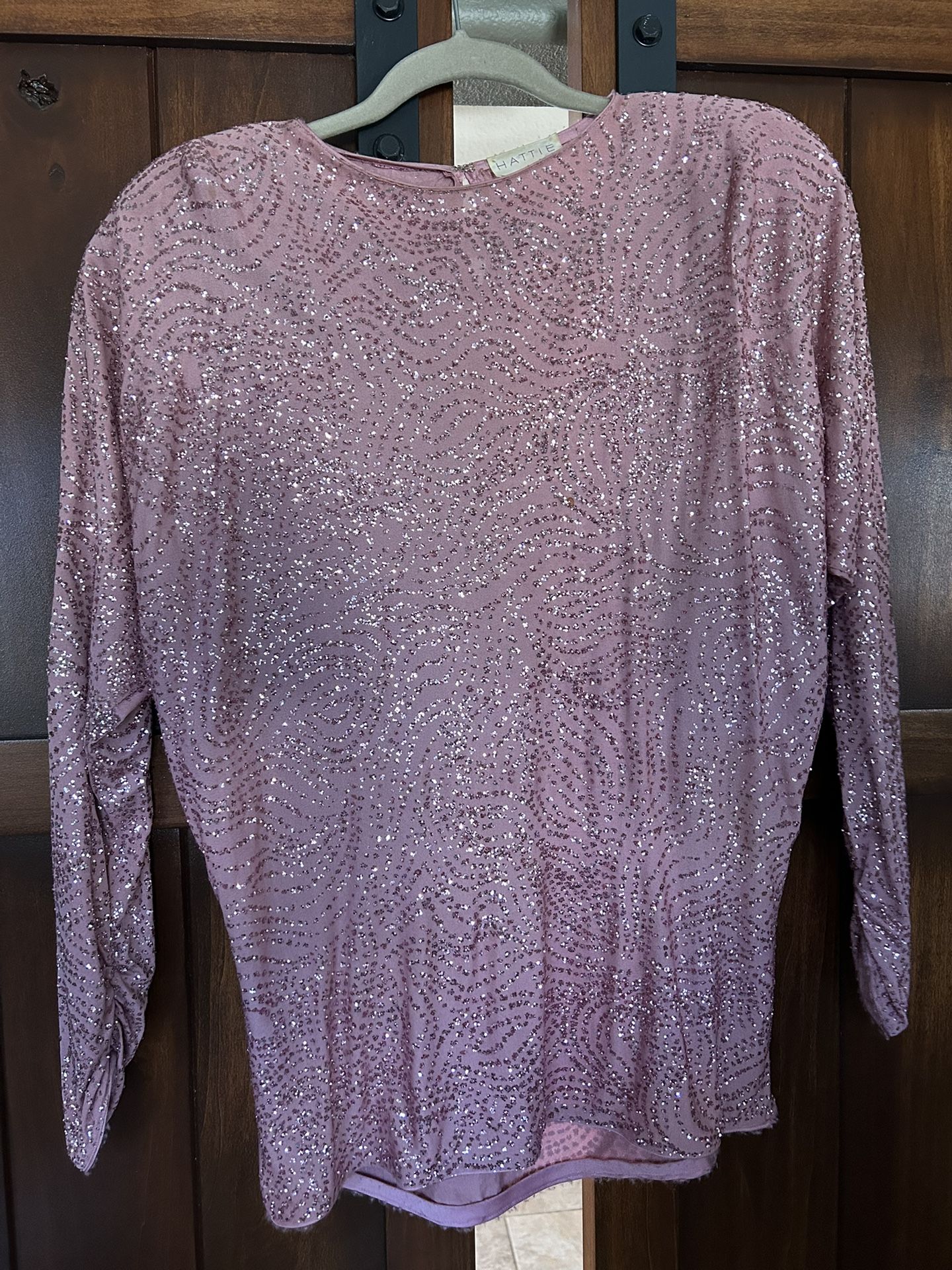 Pink Sequin Hattie Two Piece Dress