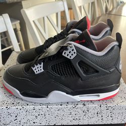 Air Jordan 4 Retro 'Bred Reimagined' Shoes US Men's 10.5 NEW
