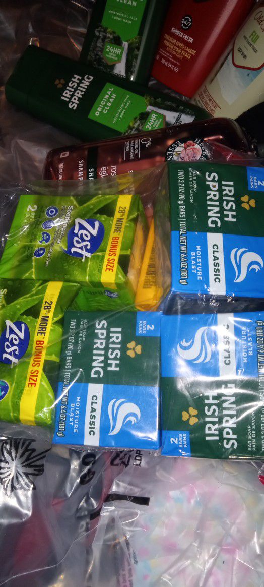 Irish Spring & Zest Soap Bars $ 5