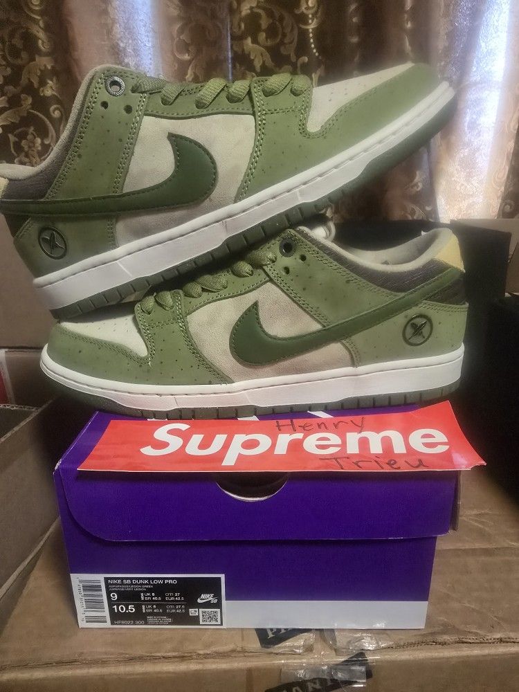 Yuto Horigome x Nike Matcha Sb Dunk Size 9