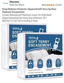 Moonsea King Mattress Encasement 2-Pack