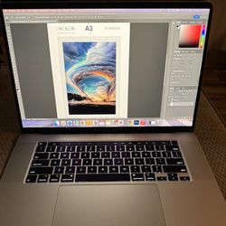 MacBook Pro 16inch With Digital Scissor Touch Bar