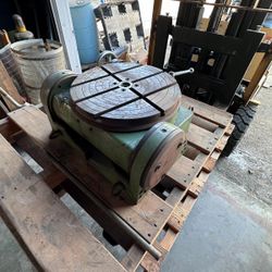 Used rotary table milling