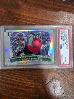 2025 Donruss Optic Manning/Dart Downtown Duos PSA 8