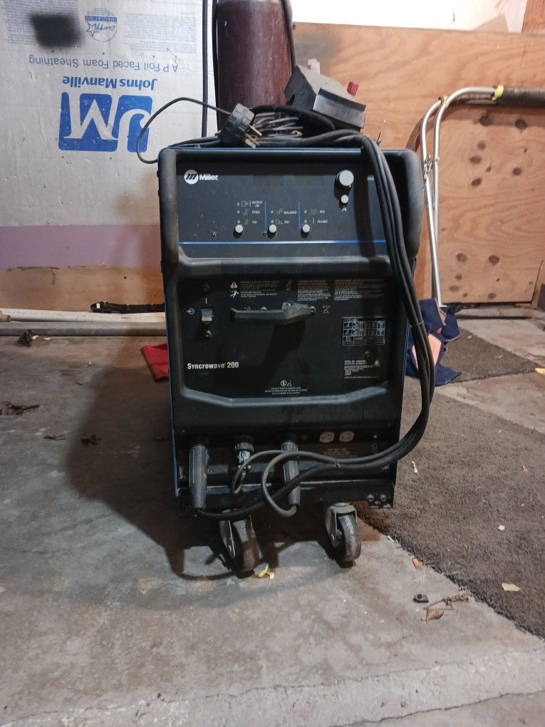 Miller Tig Welder With Gas Tank Pedal And Torch for Sale in University