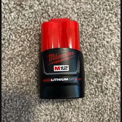 Milwaukee M12 Battery And Charger 