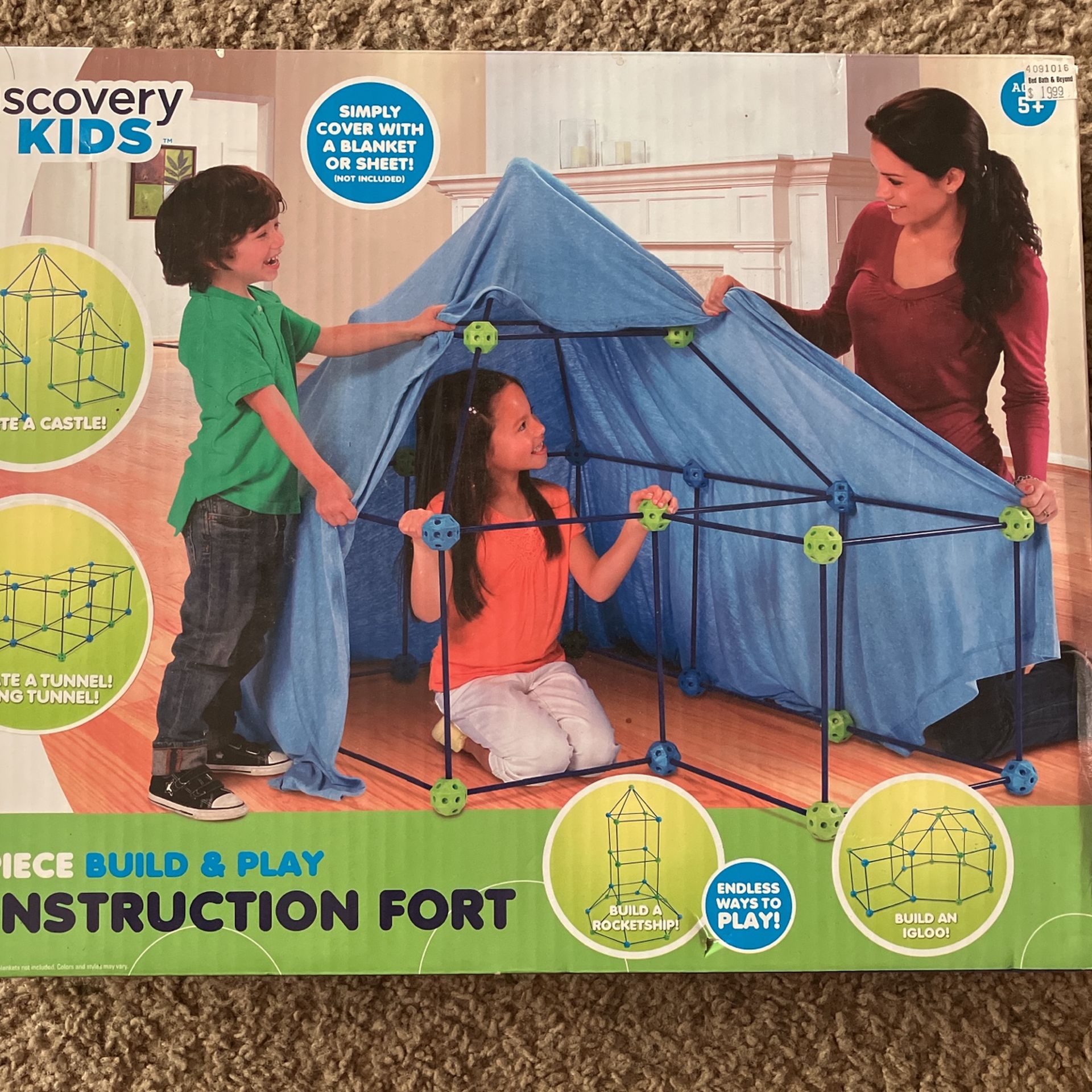 Discovery kids Build & Play Fort Set