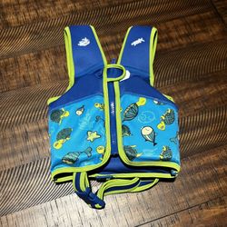 Cabana Sports Toddler Swim Vest (S/M Age 3-4) 🐢 Turtle Print – Floatation Aid