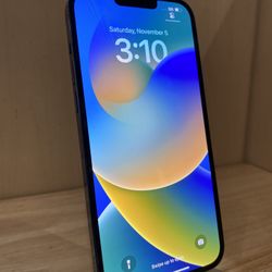 I Phone 13 Pro Max 128GB Blue Factory Unlocked Used Like New