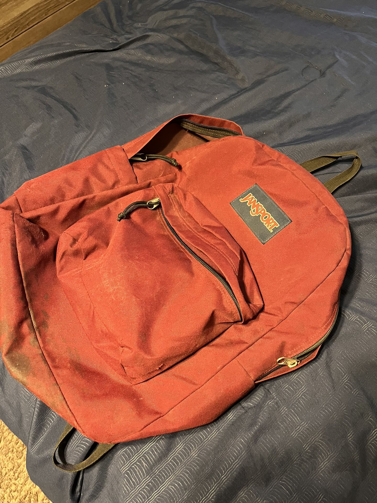 Red Jansport Backpack