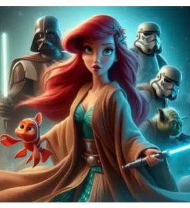 Ariel Star War 5D Diamond Painting