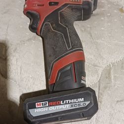 Milwaukee M12 Impact Wrench 