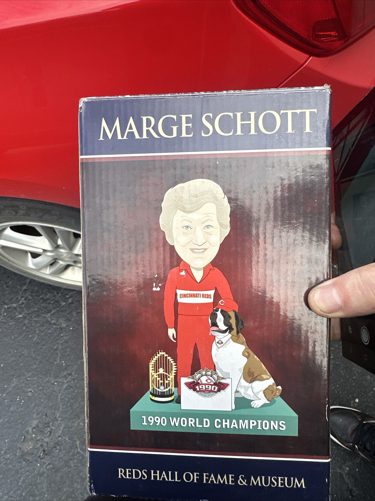 Rare Marge Schott Bobble Head 1998 World Series 