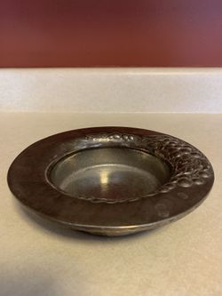 Silver plated wine or champagne bottle holder coaster