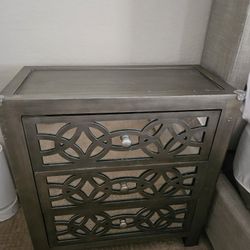 Mirrored Nightstands - Set of 2