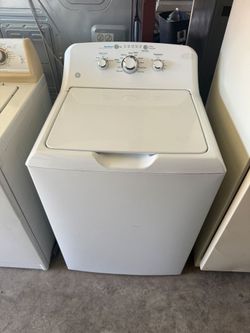 White GE Washer